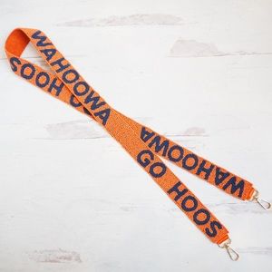 Beaded Go Hoos Wahoowa Purse Strap Virginia